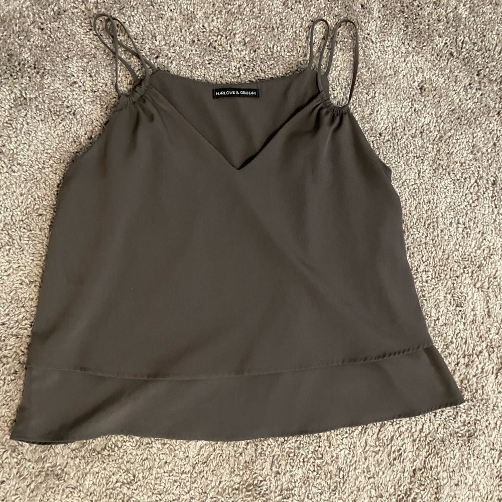 Harlowe & Graham Olive Top
